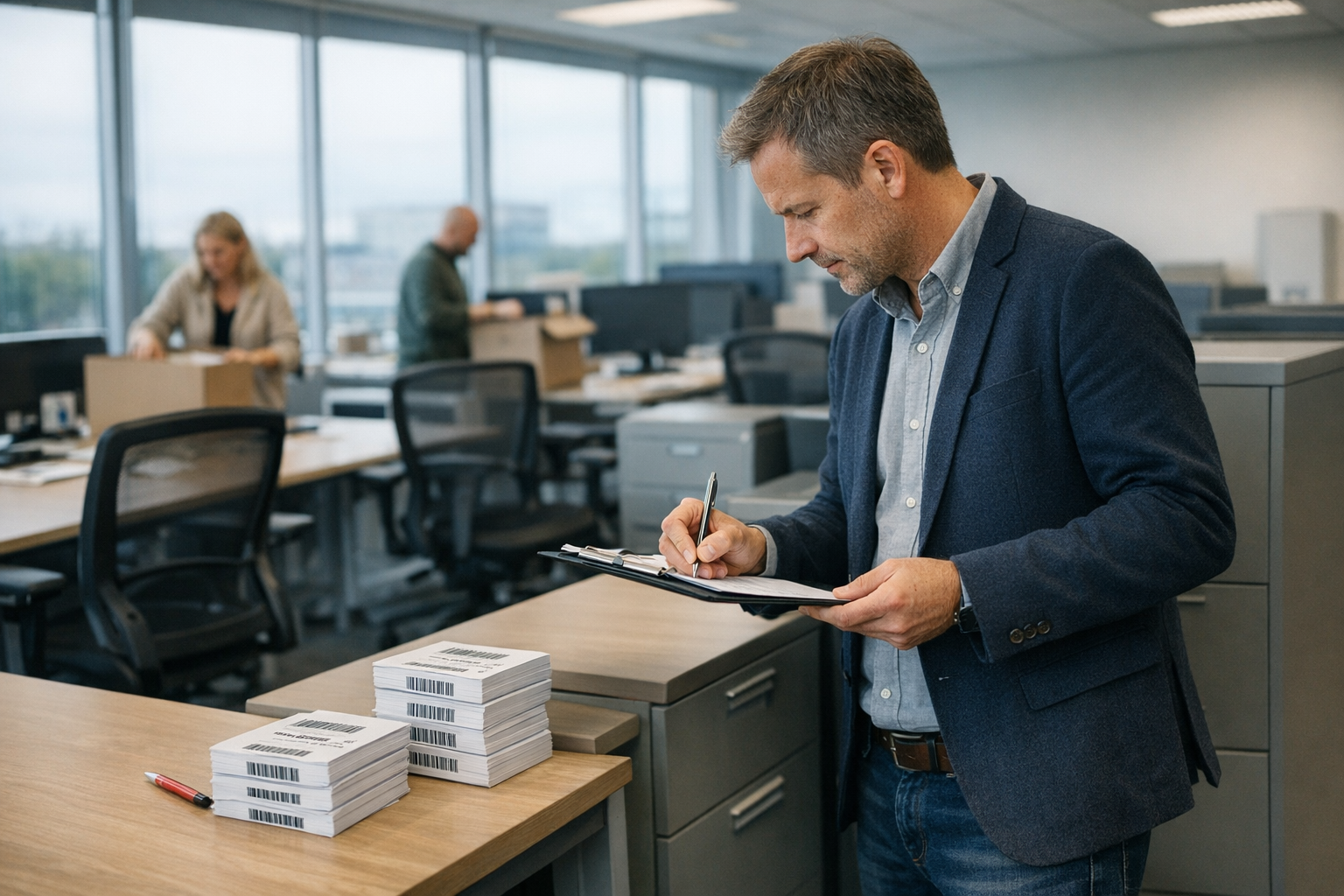 Kantoormeubilair opkopen proces