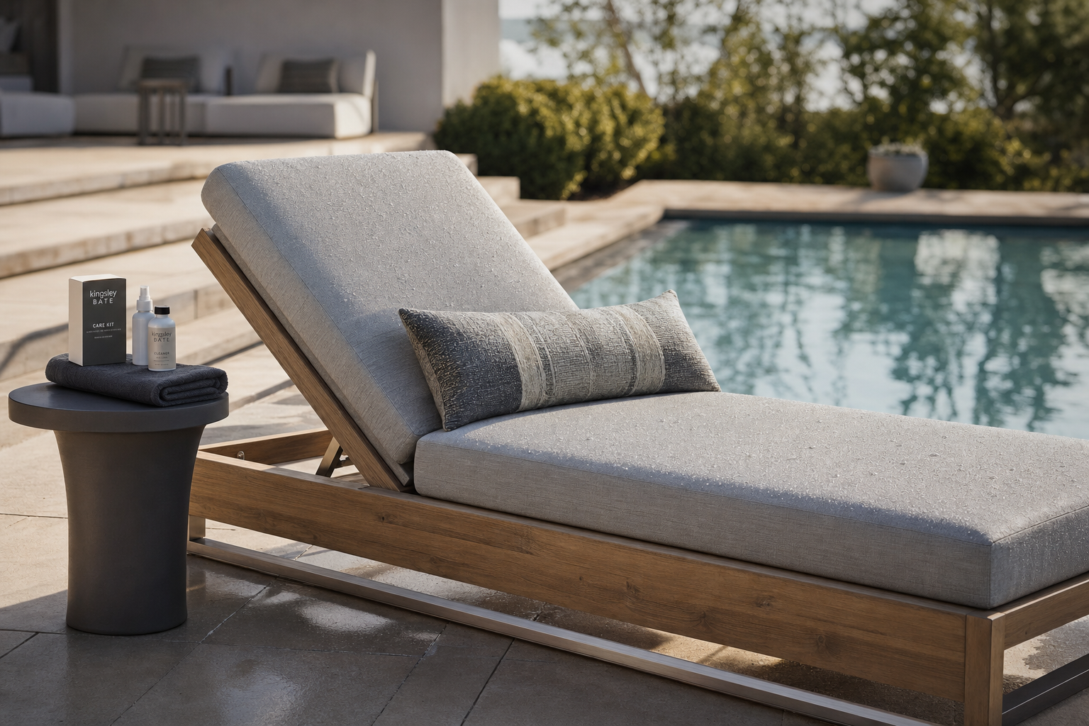 Duurzame materialen voor luxe loungebed