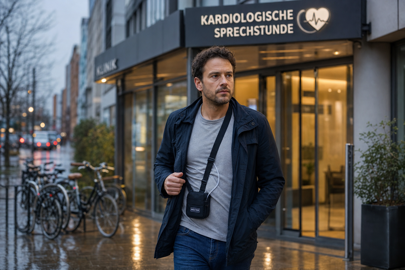 Holter-monitor voor 24-uurs hartritme registratie